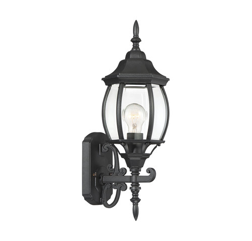Savoy House Meridian 50054BK 1-Light Outdoor Wall Lantern