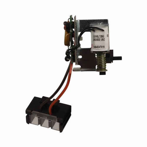 Eaton UVH4RT21K molded case circuit breaker accessory undervoltage release, Undervoltage release, Terminal block, 24 Vdc, For L-frame HMCP and M-frame breakers, Frame J-K, Series C, Field mounted undervoltage release mechanism, Right-hand mounting Eaton UVH4RT21K molded case circuit breaker accessory undervoltage release, Undervoltage release, Terminal block, 24 Vdc, For L-frame HMCP and M-frame breakers, Frame J-K, Series C, Field mounted undervoltage release mechanism, Right-hand mounting