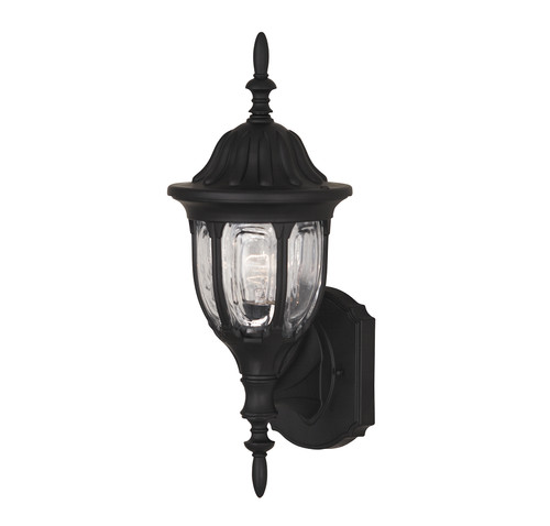 Savoy House Meridian 50057BK 1-Light Outdoor Wall Lantern