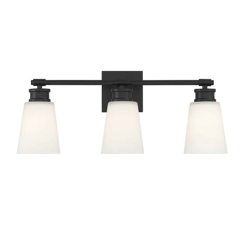 Savoy House Savoy House Meridian 80055MBK 3-Light Bathroom Vanity Light SVH-M80055MBK