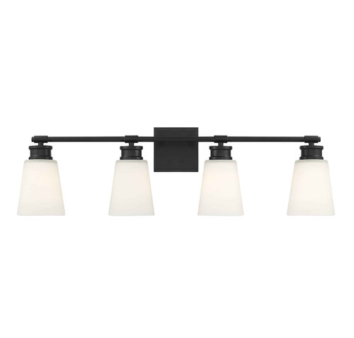 Savoy House Savoy House Meridian 80056MBK 4-Light Bathroom Vanity Light SVH-M80056MBK