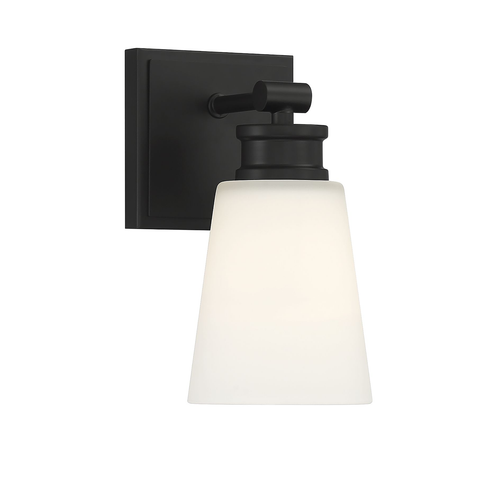 Savoy House Meridian 90072MBK 1-Light Wall Sconce