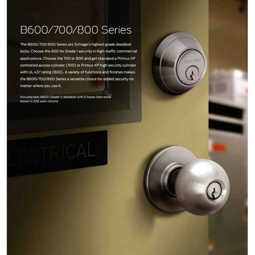 Schlage B661 One-Way Deadbolt