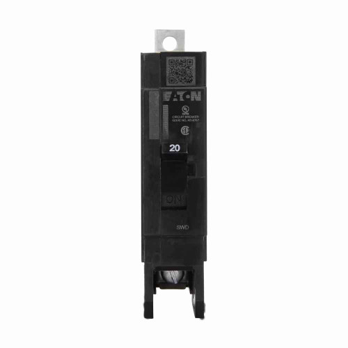 Eaton HGHB1030 Series C complete molded case circuit breaker, G-frame, HGH, Complete breaker, Fixed thermal, fixed magnetic trip type, Single-pole, 30A, 277 Vac, 125 Vdc, 25 kAIC at 277 Vac, 50/60 Hz