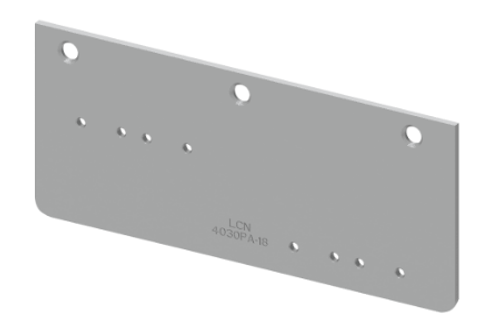LCN 4030-18PA Drop Plate, Parallel Arm Mount with Narrow Top Rail For 4030 Series Door Closers