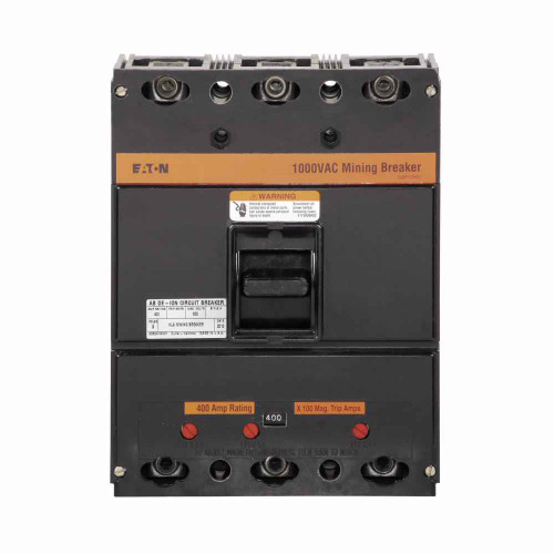 Eaton HLA36000TM Classic molded case circuit breaker trip unit, L-frame, HLA, Trip unit, Interchangeable magnetic only trip type, 3000-6000A trip rating, Three-pole, 600A, 600 Vac, 65 kAIC at 240 Vac, 35 kAIC at 600 Vac