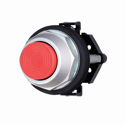 Eaton HT8ABGAB 30.5 mm, Watertight/Oiltight-HT800, Pushbutton, NEMA 1, 2, 3, 3R, 4, 4X, 12, Non-illuminated, Momentary, Green actuator, Extended, 1NO-1NC, Chrome bezel, Plastic Eaton HT8ABGAB 30.5 mm, Watertight/Oiltight-HT800, Pushbutton, NEMA 1, 2, 3, 3R, 4, 4X, 12, Non-illuminated, Momentary, Green actuator, Extended, 1NO-1NC, Chrome bezel, Plastic