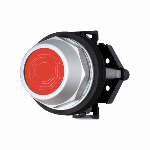 Eaton HT8AAR Eaton, 30.5 mm Watertight/Oiltight Pushbutton operator,Red,Plastic Actuator,Chrome bezel,Non-illuminated,Flush mounting,NEMA 3, 3R, 4, 4X, 12, 13,Momentary,30.5 mm,Flush Pushbutton,HT800 Eaton HT8AAR Eaton, 30.5 mm Watertight/Oiltight Pushbutton operator,Red,Plastic Actuator,Chrome bezel,Non-illuminated,Flush mounting,NEMA 3, 3R, 4, 4X, 12, 13,Momentary,30.5 mm,Flush Pushbutton,HT800