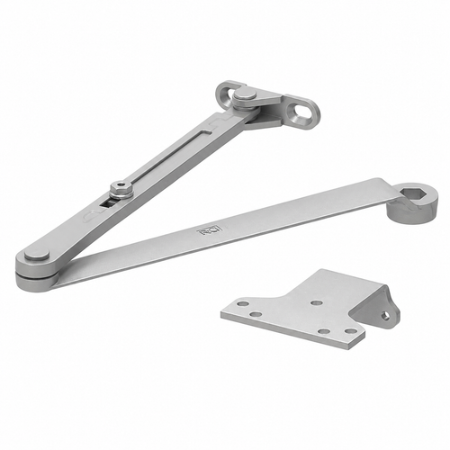 LCN 4040XP-3077/PA regular arm assembly with PA shoe for 4040XP series door closers, aluminum finish (689)