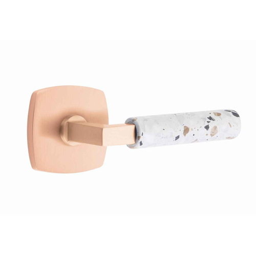 Emtek SELECT Brass Terrazzo Lever - Passage Set - Limited Release Finish Expansion