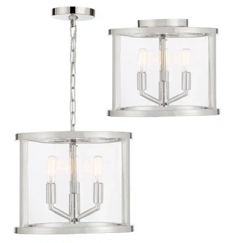 Crystorama Crystorama DEV-B8003 Libby Langdon for Crystorama Devon 3 Light Mini Chandelier CRY-DEV-B8003