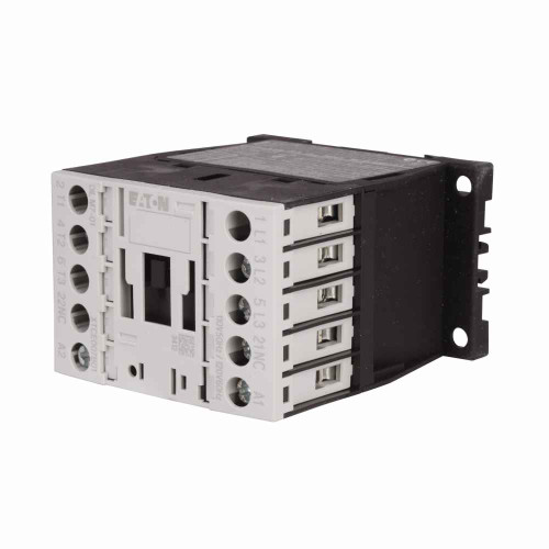 Eaton XTCE025C01W XT IEC contactor, 25A, 42 Vac, 50 Hz, 48 Vac, 60 Hz, 1NC, 25A, Frame C, 45 mm, 50-60 Hz, 2, 3, 5/ 7.5, 10, 15, 20 hp (1/3PH @115, 200, 230/200, 230, 460, 575 V), Three-pole, Screw terminals, Full voltage non-reversing contactor