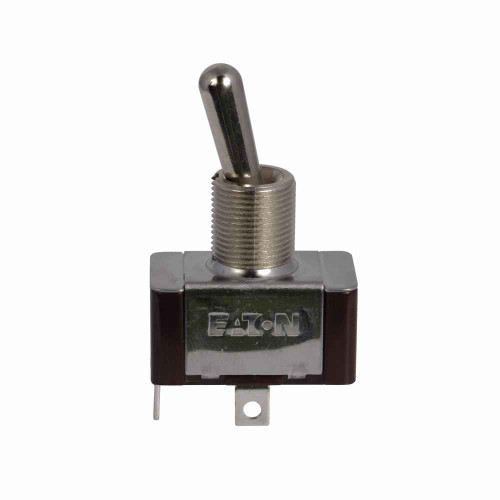 Eaton XTD1F3A2 X Series Toggle Switch, Circuit position: ON-NONE-OFF, Single-pole, Single-throw, 20A at 125 Vac, 10A at 277 Vac, 15A at 28 Vac, 3/4 hp at 125-250 Vac, Solder lugs