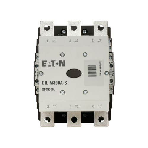 Eaton XTCS250L22B XT IEC contactor, 250A, 220 Vac 50 Hz, 240 Vac 60 Hz, 2NO-2NC, Frame L, 140 mm, 50-60 Hz, 75, 100, 200, 250 hp(3PH 200, 230, 460, 575 V), Three-pole, Non-reversing, S-series, Screw terminals, FVNR