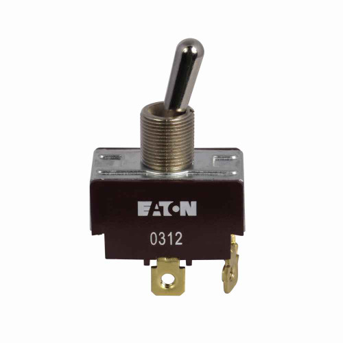 Eaton XTD3A2A2 X Series Toggle Switch, Circuit position: ON-NONE-OFF, Two-pole, Single-throw, 20A at 125 Vac, 10A at 277 Vac, 15A at 28 Vac, 3/4 hp at 125-250 Vac, Screw terminals