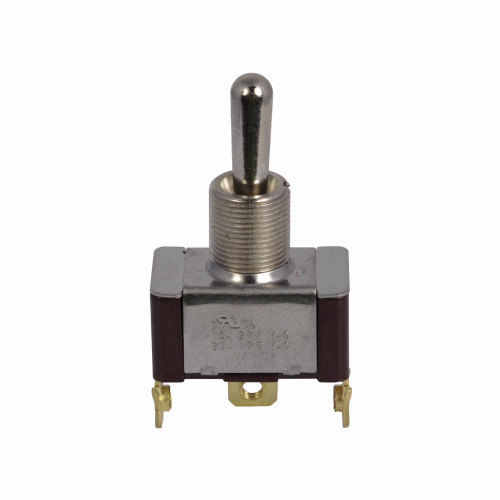 Eaton XTD2E2A X Series Toggle Switch, Circuit position: ON-OFF-ON, Single-pole, Double-throw, 20A at 125 Vac, 10A at 277 Vac, 15A at 28 Vac, 3/4 hp at 125-250 Vac, Screw terminals