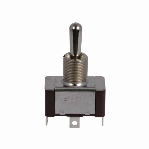 Eaton XTD2E3A X Series Toggle Switch, Circuit position: ON-OFF-ON, Single-pole, Double-throw, 20A at 125 Vac, 10A at 277 Vac, 15A at 28 Vac, 3/4 hp at 125-250 Vac, Solder lugs