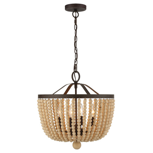 Crystorama 604 Rylee 4 Light Mini Chandelier