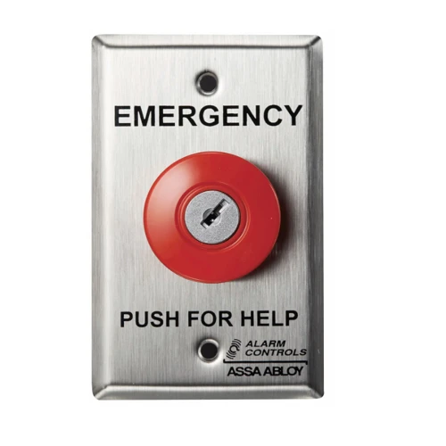 Alarm Controls KR - Latching Panic Stations with Key Reset