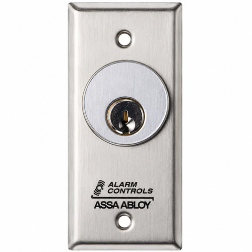 Alarm Controls MCK-1 Series - Mortise Cylinder Single Gang Station 1.75" Wide