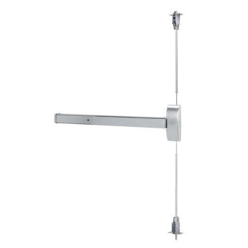 DORMA F9100 Series - Fire Rated Grade 1 Concealed Vertical Rod Exit Device, Wide Stile Pushpad