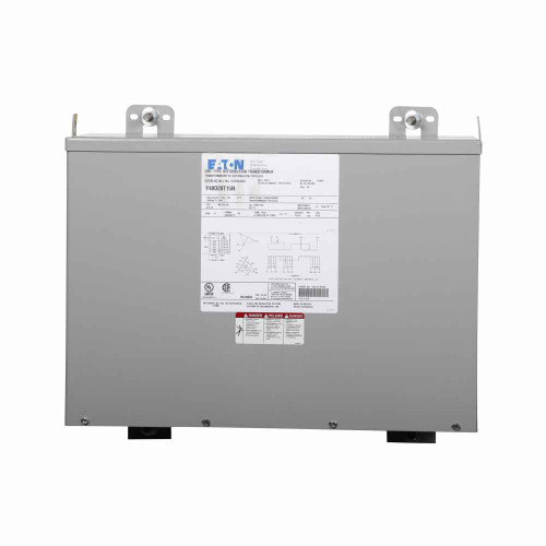 Eaton Y57D47T15 General purpose encapsulated transformer, EPT, aluminum, NEMA 3R, 95, 60 Hz, three-phase, 575 V, 480Y/277 V, 2 at +2.5% FCAN, 2 at -2.5% FCBN, 115 °C rise, 15 KVA, indoor-outdoor, 72Z Eaton Y57D47T15 General purpose encapsulated transformer, EPT, aluminum, NEMA 3R, 95, 60 Hz, three-phase, 575 V, 480Y/277 V, 2 at +2.5% FCAN, 2 at -2.5% FCBN, 115 °C rise, 15 KVA, indoor-outdoor, 72Z