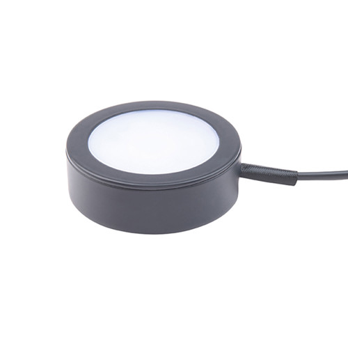 WAC Lighting WAC-HR-AC71 Single LED Puck Light with Single 6in Lead Wire and 6ft Power Cord with Roll Switch