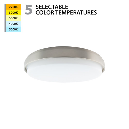 WAC Lighting WAC-FM-20018 Lithium LED Round Flush Mount 5-CCT Selectable