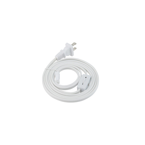 WAC Lighting WAC-HR-PC 6ft Power Cord with Roll Switch for Line Voltage Puck Light