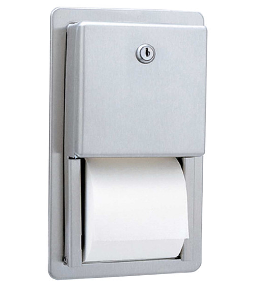 Bobrick B-3888 Recessed Multi-Roll Toilet Tissue Dispenser