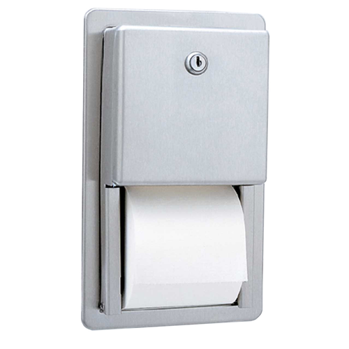 Bobrick B-3888 Recessed Multi-Roll Toilet Tissue Dispenser