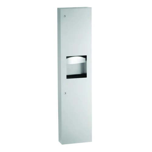 Bobrick B-380349 Surface-Mounted Paper Towel Dispenser/Waste Receptacle
