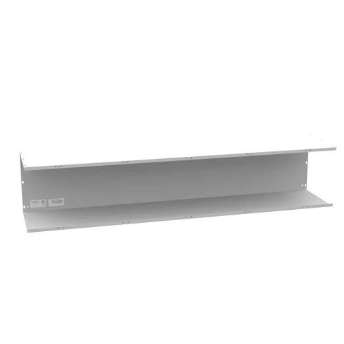 Milbank 1212120-GSC1-NK 12x120x12 Screw Cover Wireway Type 1 UL Listed Steel No Knockouts ANSI 61 Gray