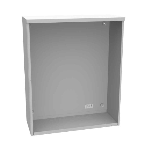 Milbank 303612-SC3R 36x12x30 Screw Cover Type 3R UL Listed Steel Knockouts ANSI 61 Gray Quad D Knockout For Lock Emboss Mounting Holes In Back