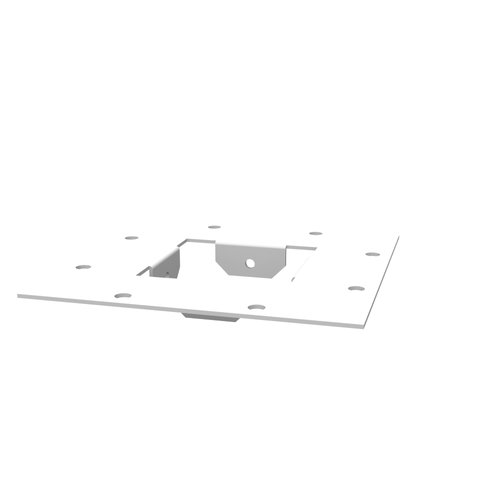Milbank 22GF Wireway End Flange Type 1 2x2 Screw Cover ANSI 61 Gray Steel