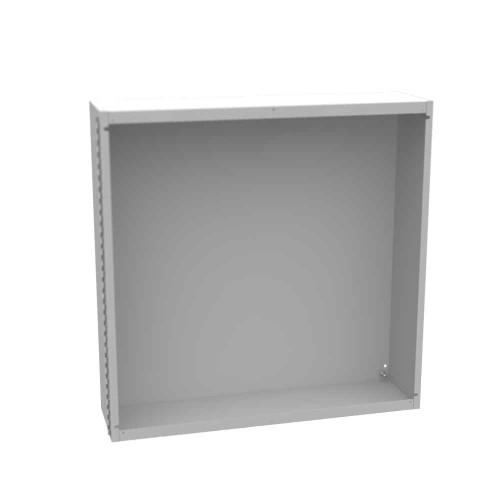 Milbank 30308-LC1 30x8x30 Hinge Cover Type 1 UL Listed Steel No Knockouts ANSI 61 Gray Continuous Hinge Slotted Quarter Turn Latch