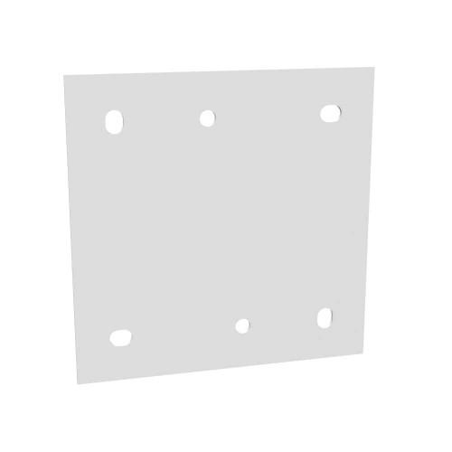 Milbank A-6P6R Back Panel Non UL Listed 6x6 Telephone Cabinet White Steel