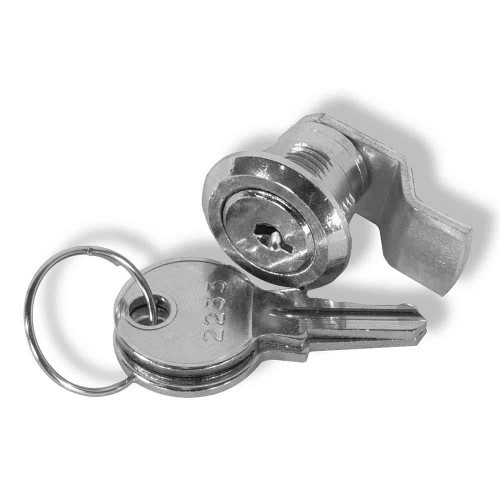 Milbank A-LKSFMKEYL Latch LC1 Steel Flush Mount Key Locking Quarter Turn