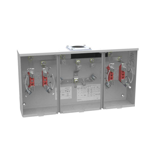 Milbank U1252-RRL-KK-K1 4 Terminal Ringless Large Hub Open Adapt To Small Hub Open Horn Bypass 2 Position Single Connector 6-350kcmil 200 Ampere