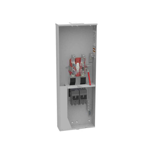 Milbank U5059-X-2/150-K3L-ALT 4 Terminal Ringless Large Closing Plate 2-150 Ampere Main Breaker Single Connector Locking 4-600kcmil Alliant Energy