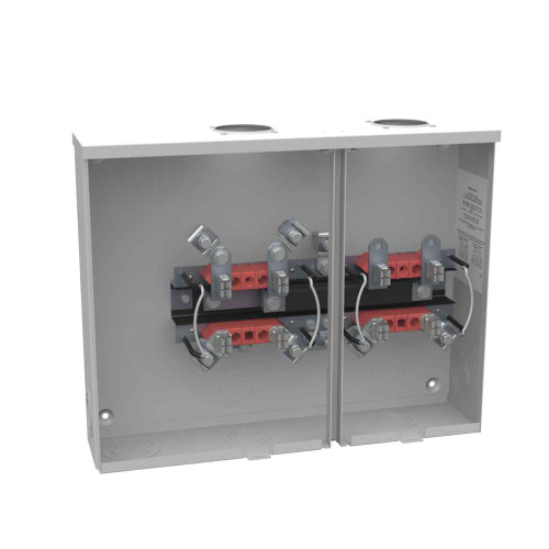 Milbank U9352-RL 4 Terminal Ringless Small Hub Open 2 Position 150 Ampere