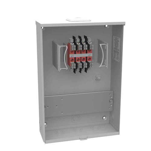 Milbank UC3887-XL 8 Terminal Ringless Small Closing Plate Test Switch Provision Single Cover Deep Shell