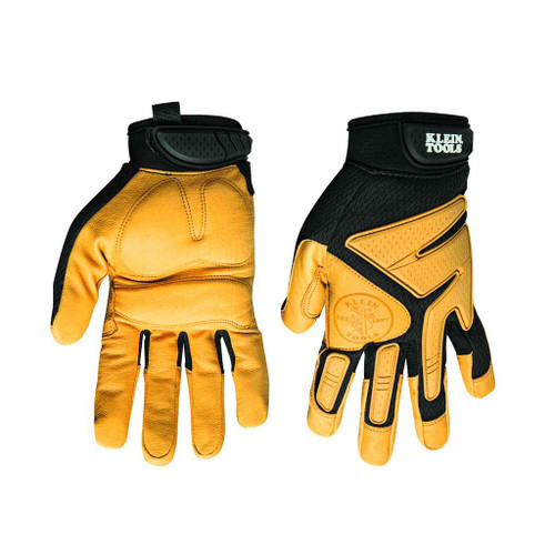 Klein Tools 40222 Journeyman Leather Gloves, X-Large