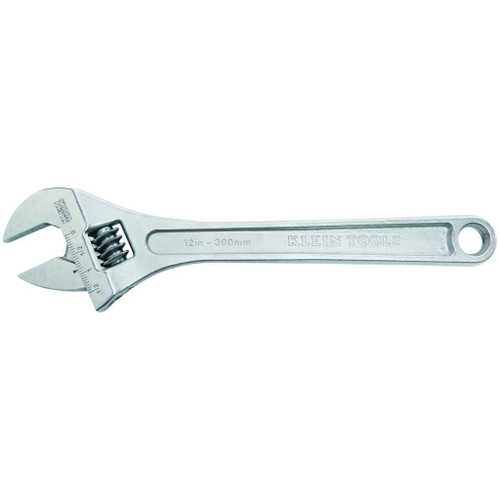 Klein Tools 507-12 Adjustable Wrench, Extra Capacity, 12-Inch