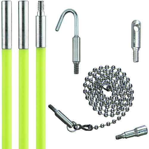 Klein Tools 56409 Mid-Flex Glow Rod Set, 9-Foot - Fast Free