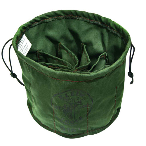 Klein Tools 5151 Drawstring Bag, 10-Compartment