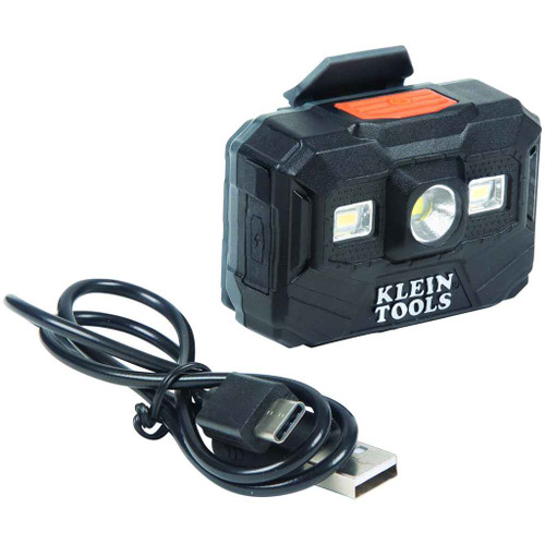 Klein Tools 56062 Rechargeable Headlamp and Work Light, 300 Lumens All-Day Runtime