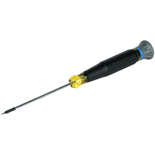 Klein Tools 6243 3/32-Inch Slotted Precision Screwdriver, 3-Inch Shank