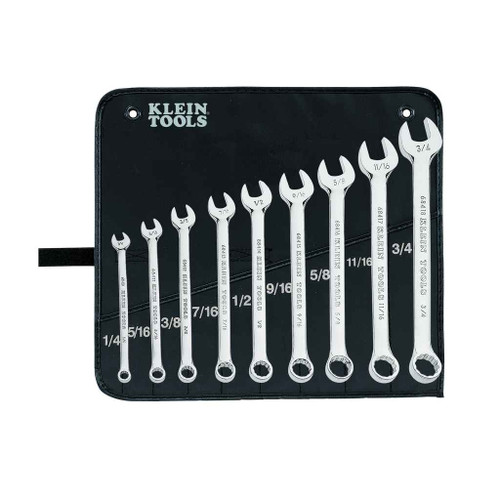 Klein Tools 68402 Combination Wrench Set, 9-Piece