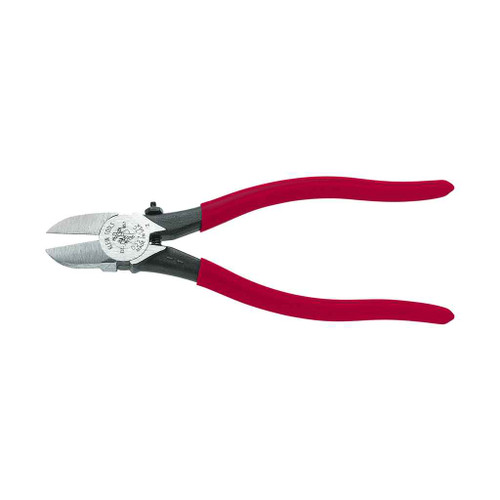 Klein Tools D227-7C Diagonal Cutting Pliers, Spring-Loaded, Plastic Cutting, 7-Inch
